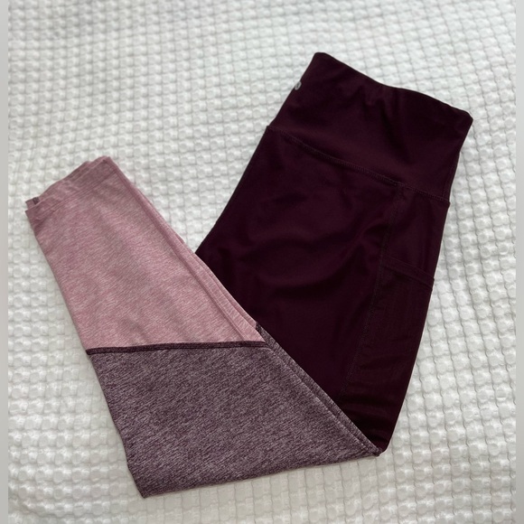 Xersion Pants - Xersion Heather Color Block Leggings (FREE)